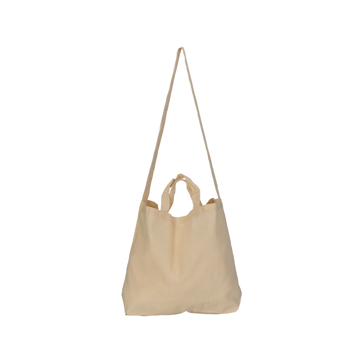 Cotton Bottom Gusset Bag with Single Sling Handle