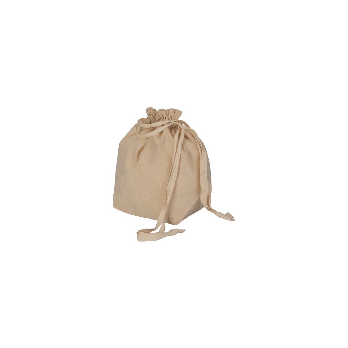 Cotton Bottom Gusset Heavyweight Bag with Drawstring