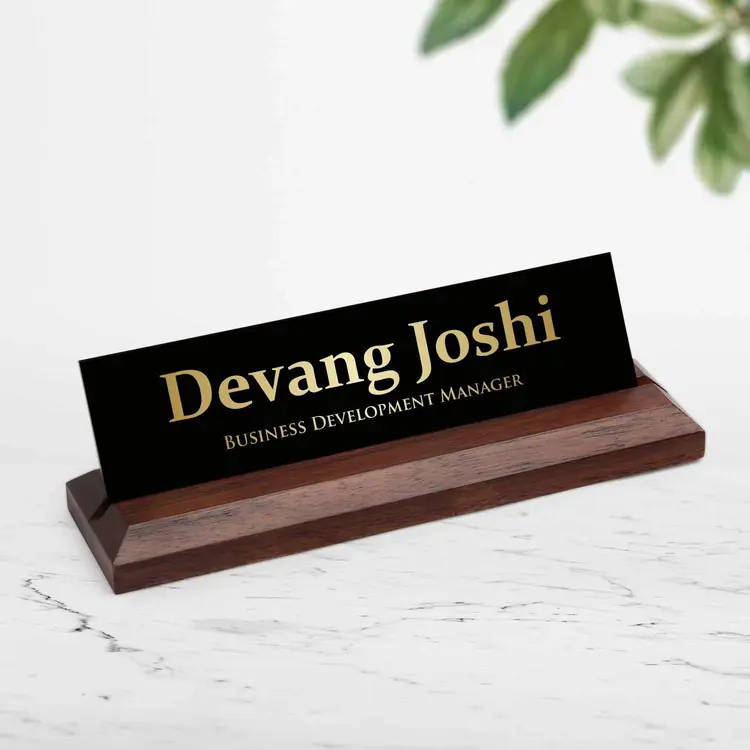 Desk Name Plates