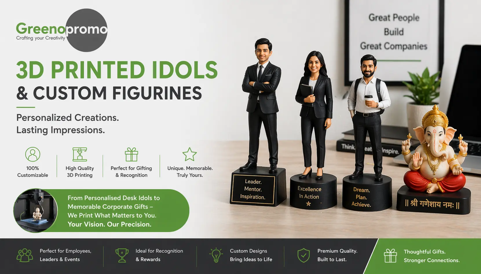 3D Printed Idols and Custom Figurines